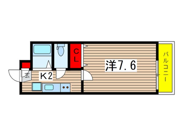 ＱＵＡＬＩＡⅢの物件間取画像